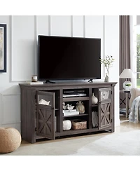 Streamdale Farmhouse Tv Stand, Modern Farmhouse Media Console, 60"W x 31"H