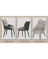 Streamdale Furniture Elegant Velvet Dining Chairs (Set of 2)