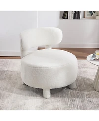 Streamdale Furniture Teddy Fabric Armless Accent Chair