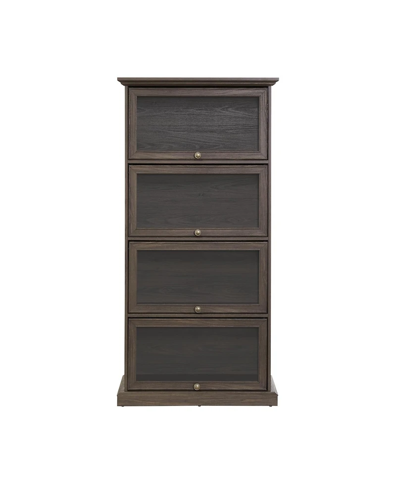 Streamdale Furniture 4 Tier Glass Display Cabinet