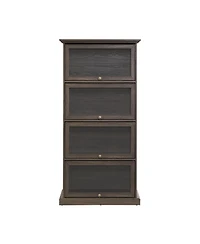 Streamdale Furniture 4 Tier Glass Display Cabinet