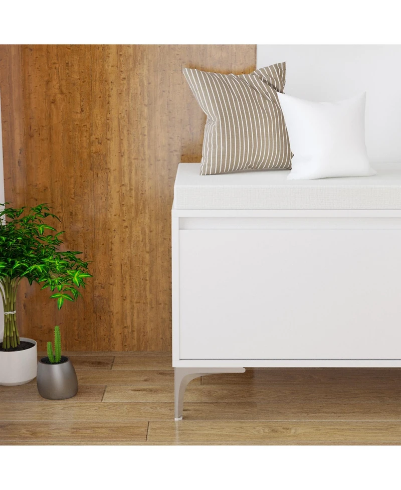 Streamdale Furniture Streamdale Entryway Shelf with Hooks, Bench & Shoe Cabinet Set