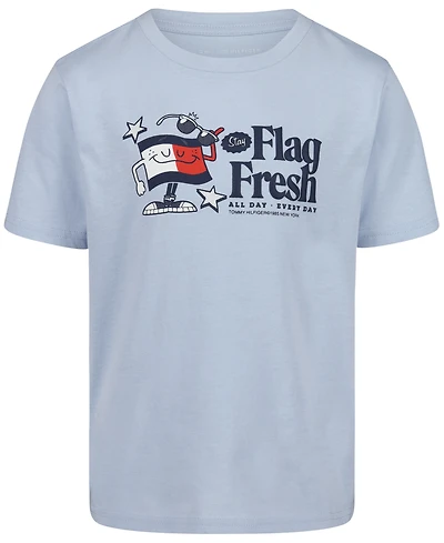 Tommy Hilfiger Boys' 2T-7 Flag Fresh Short-Sleeve T-Shirt