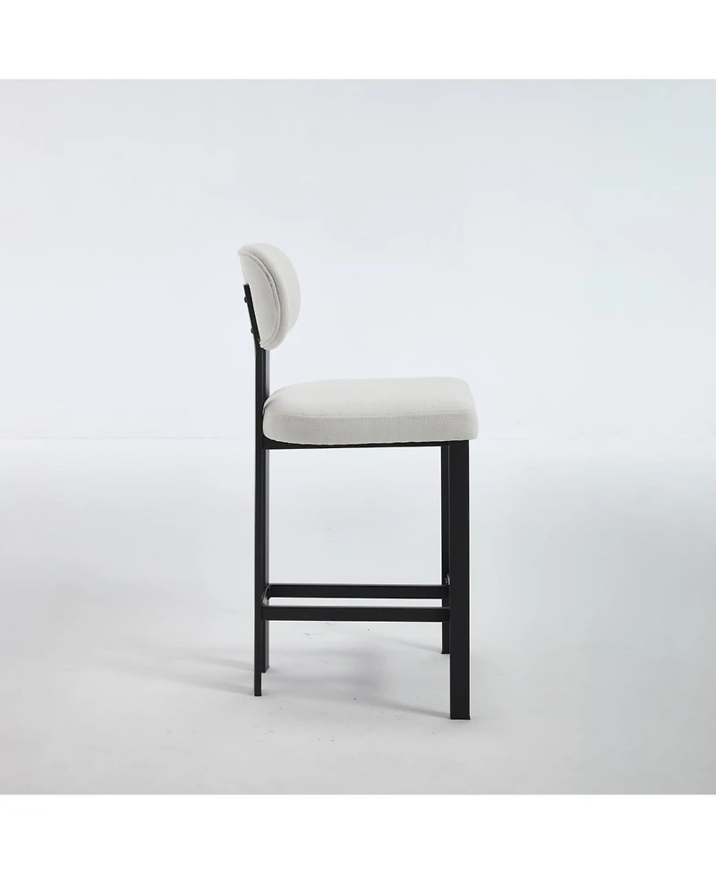 Streamdale Furniture Upholstered Counter Height Bar Stools - Set of 2