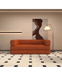 Streamdale Furniture Corduroy Convertible Sleeper Sofa Bed