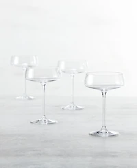 Zwiesel Glas Sensa Coupe Crystal Cocktail Glasses, Set of 4