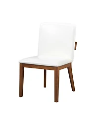 Streamdale Furniture Faux Leather Dining Chairs (Set of 2)