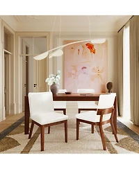 Streamdale Furniture Faux Leather Dining Chairs (Set of 2)