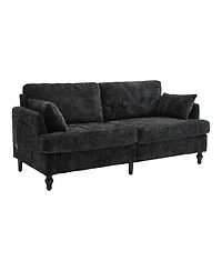 Streamdale Furniture Modern Chenille 2-Seater Sofa w/ Led