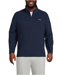 Lands' End Big & Tall Anyweather Fleece Quarter Zip Pullover