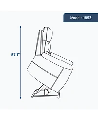 Streamdale Furniture Power Lift Recliner w/ Massage & Heat