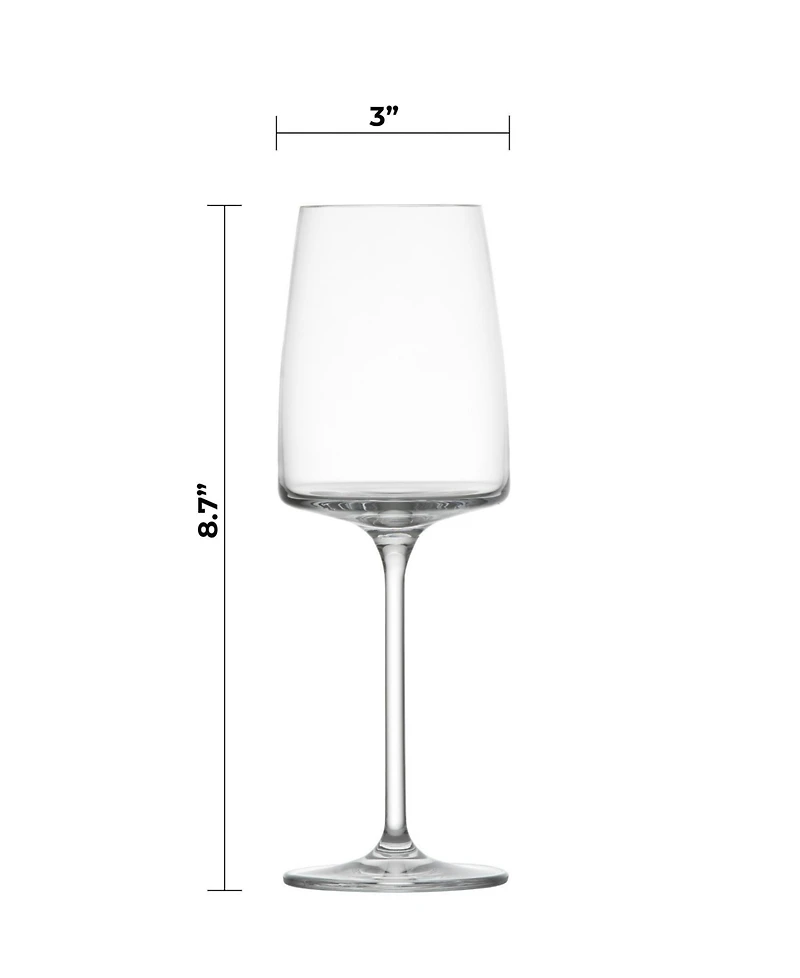 Zwiesel Glas Sensa Crystal Wine Glasses, Set of 4