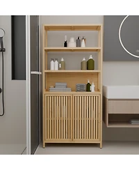 Streamdale Furniture 38-inch tall double-door high-capacity multi-scene use storage rack