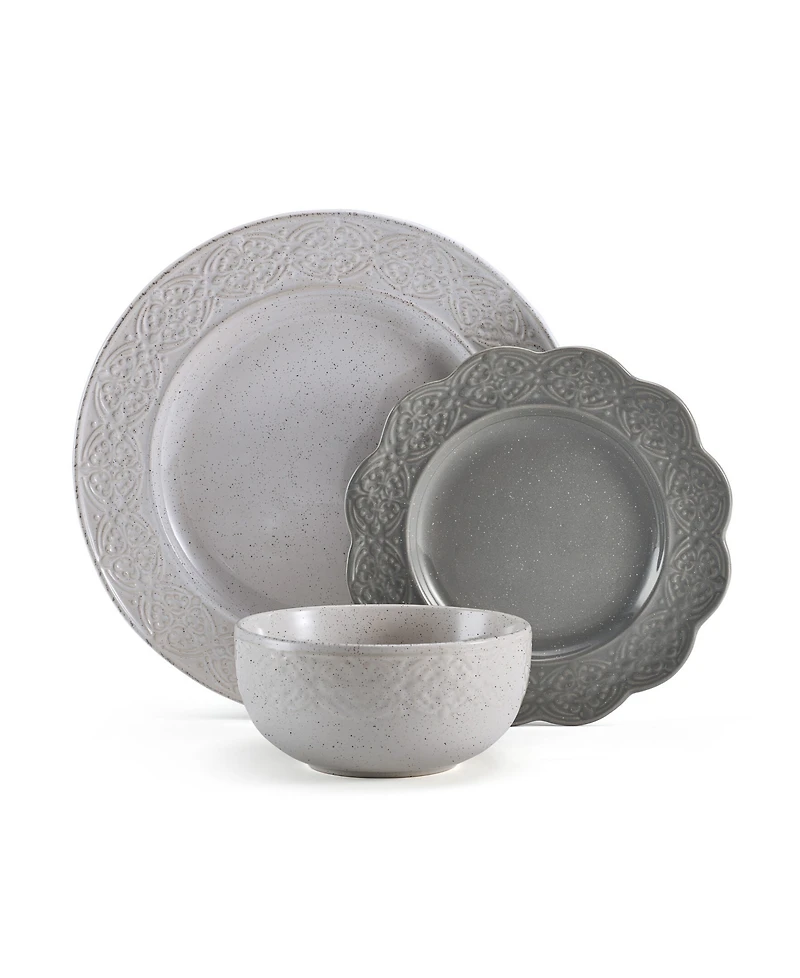 Pfaltzgraff Gia 12-Pc Dinnerware Set, Service for 4