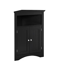 Streamdale Furniture Corner Cabinet with Doors & Shelves