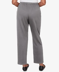 Alfred Dunner Women's Classic French Terry Average Length Pants