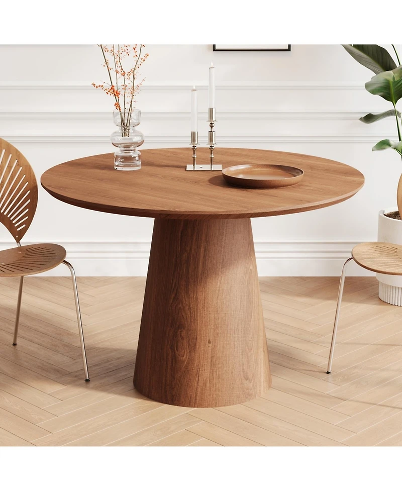 Streamdale Furniture 43" Round Wood Dining Table