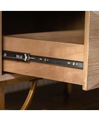 Streamdale Furniture Light Wood 6-Drawer Dresser/Tv Stand