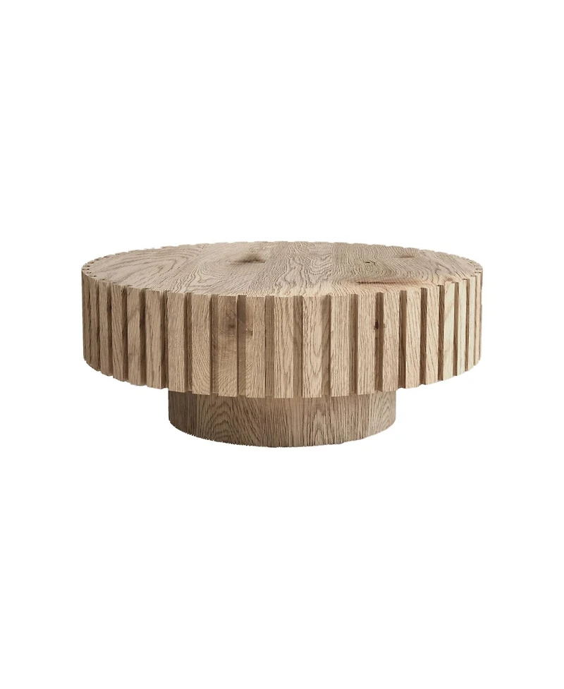 Streamdale Furniture Modern Minimalist Circular Coffee Table