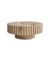 Streamdale Furniture Modern Minimalist Circular Coffee Table