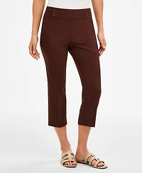 Jm Collection Women's Pull-On Capri Tummy-Control Pants, Exclusively at Macy's