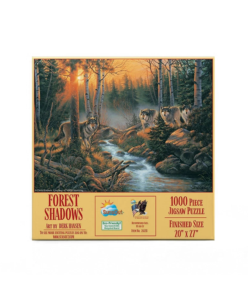 SunsOut Forest Shadows 1000 piece Jigsaw Puzzle for Adults