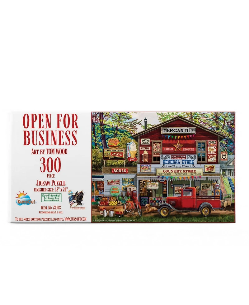 SunsOut Open for Business 300 piece Jigsaw Puzzle for Adults