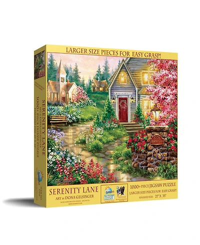 SunsOut Serenity Lane 1000 piece Jigsaw Puzzle for Adults Large Pieces