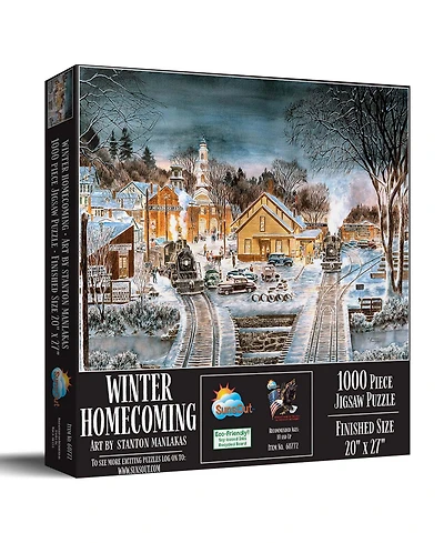 SunsOut Winter Homecoming 1000 piece Jigsaw Puzzle for Adults