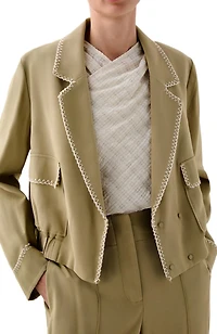 Scalpers Women's Safari Stitching Jacket
