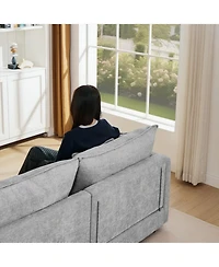 Streamdale Furniture Modular 105 Inch L Shaped Couch for Living Room