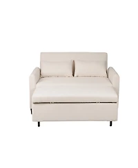 Streamdale Furniture 61" Fabric Sofa Bed - Storage, Adjustable