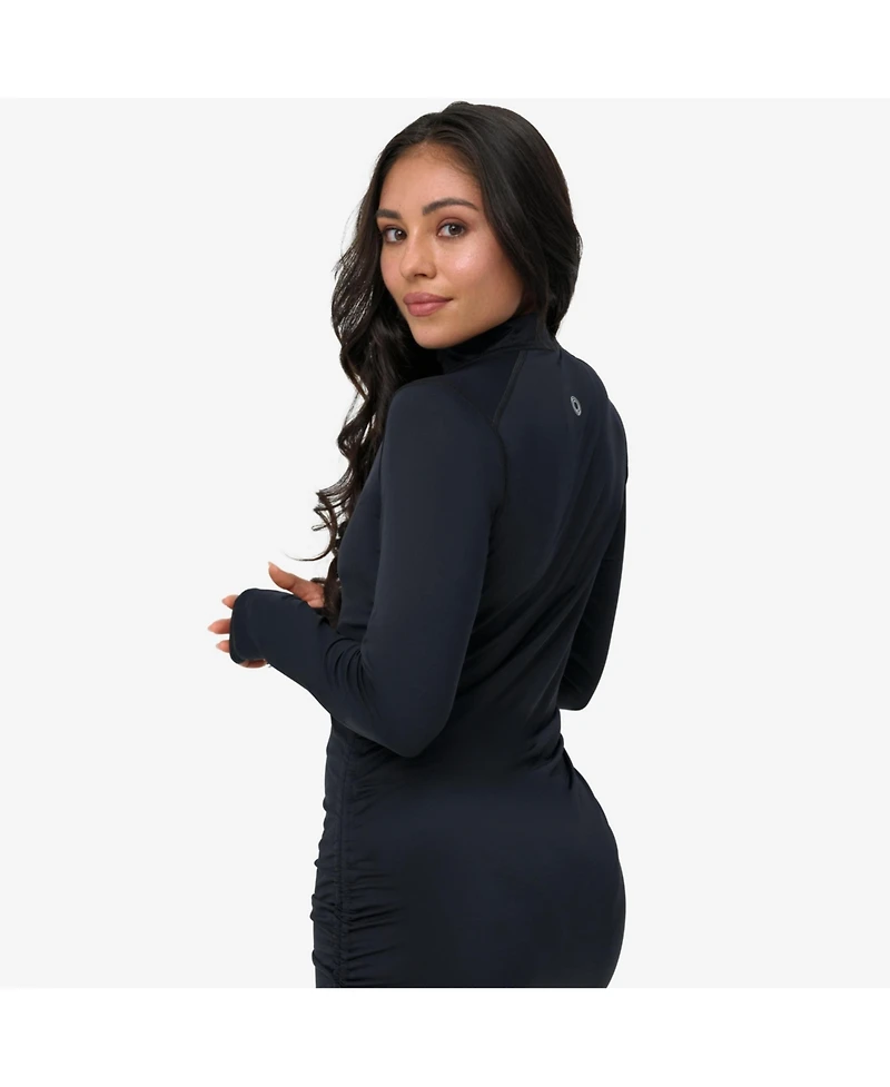 BloqUV Women's Upf 50+ Sun Protective Relaxed Drawstring Cover Up Tops