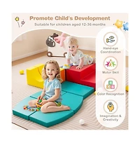 Hongge 10 Piece Soft Foam Climbing Blocks Set