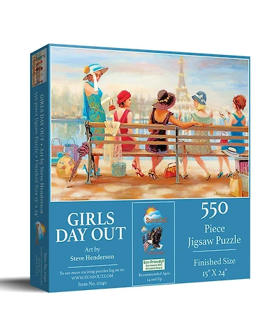 SunsOut Girls Day Out 550 piece Jigsaw Puzzle for Adults