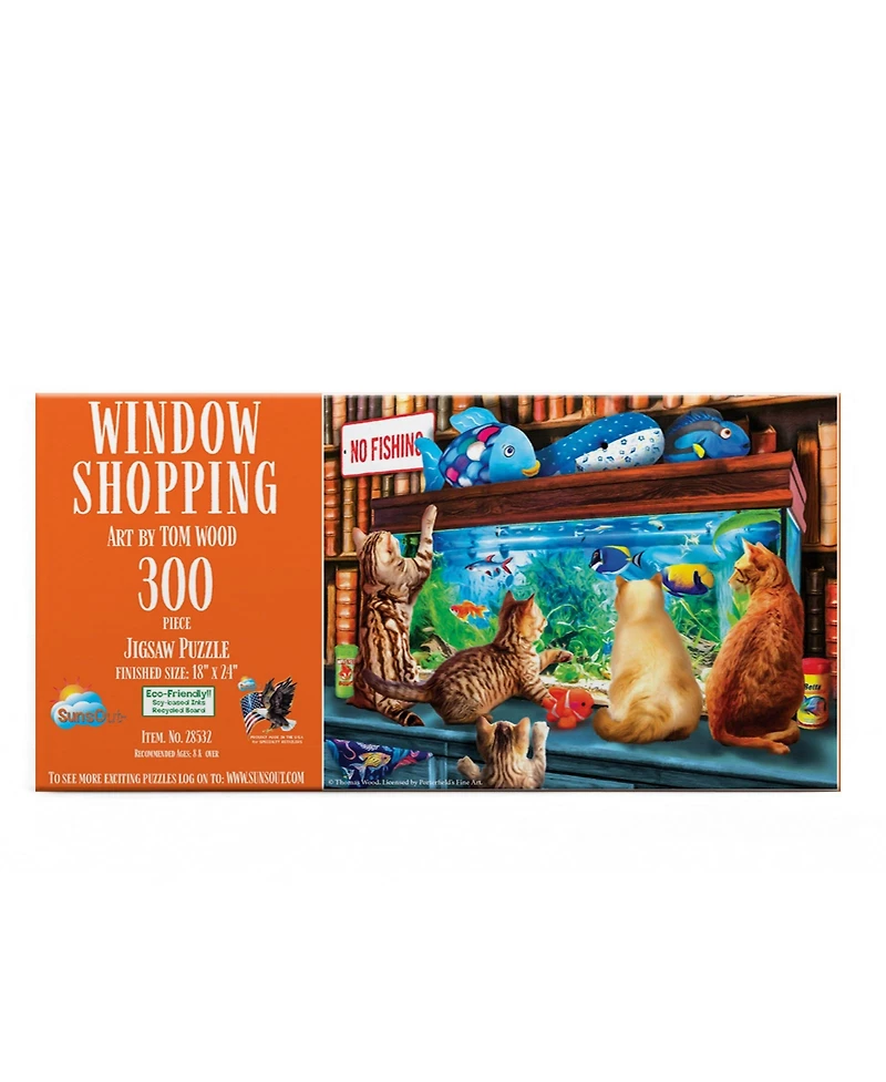 SunsOut Window Shopping 300 piece Jigsaw Puzzle for Adults