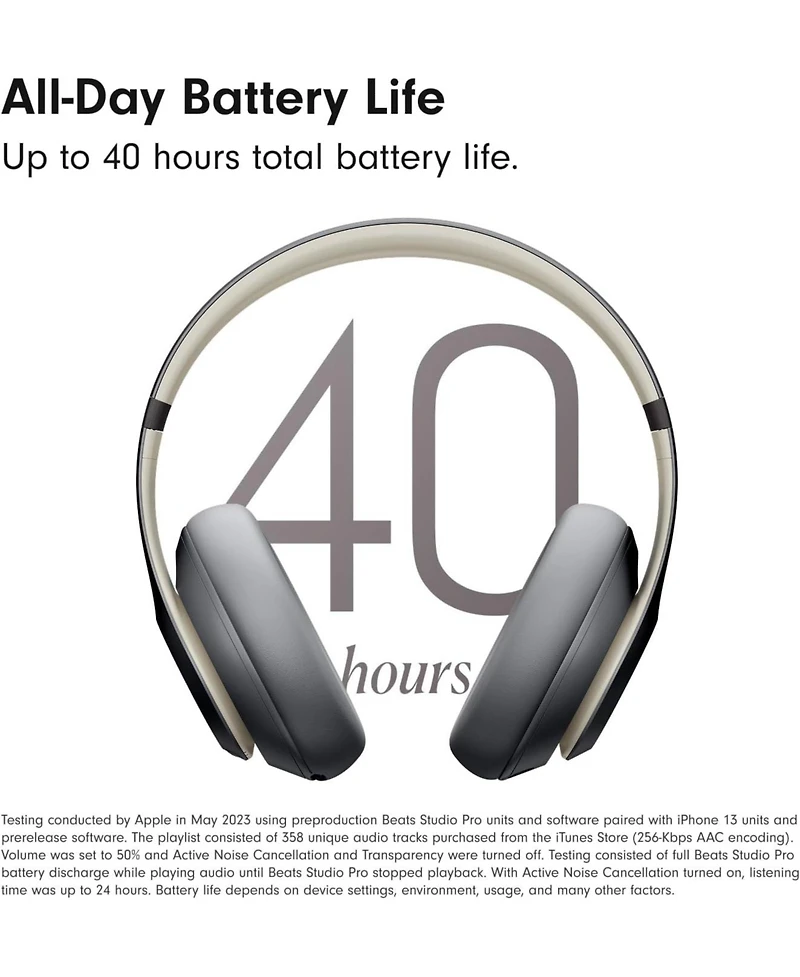 Studio Pro Bluetooth Wireless Noise Cancellation Headphones