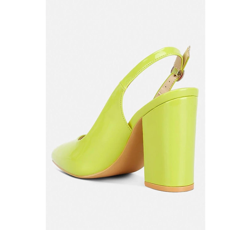 London Rag Dalaney Slingback High Block Sandals Women