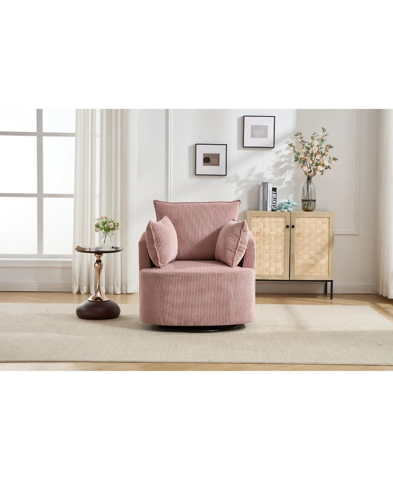 Streamdale Furniture 360 Rotation, Modern Style Swivel Chair