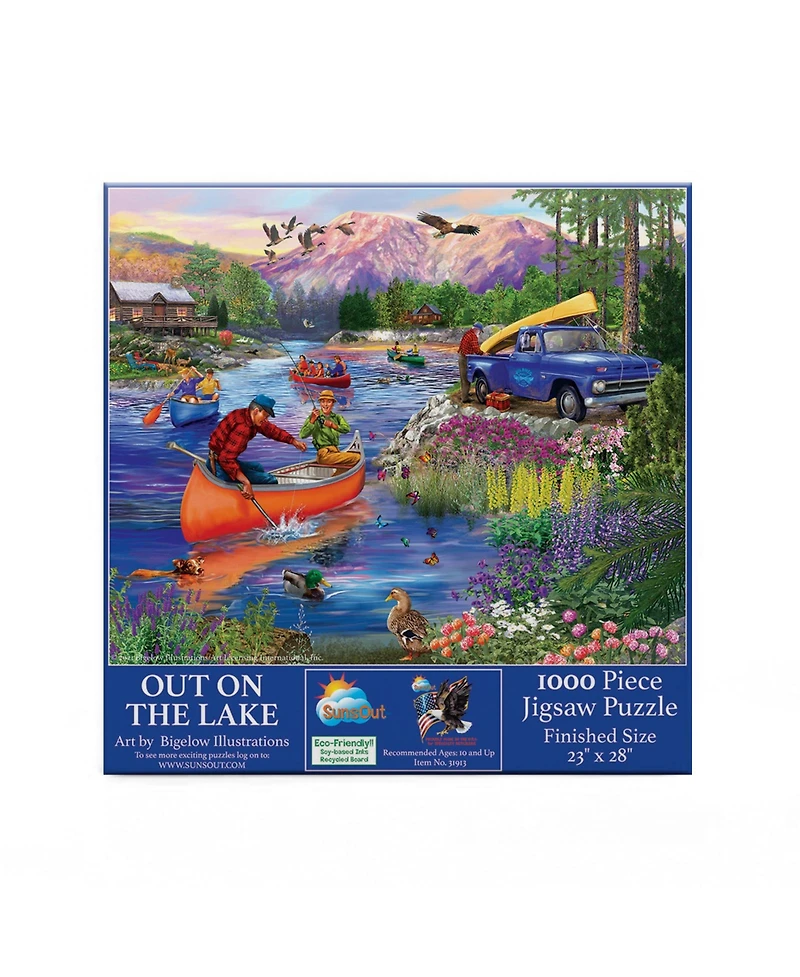 SunsOut Out on the Lake 1000 piece Jigsaw Puzzle for Adults