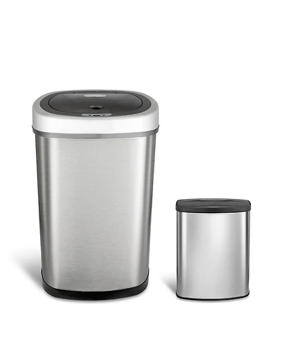 Ninestars Rectangular Motion Sensor Trash Can 13.2 Gallon & Gallon