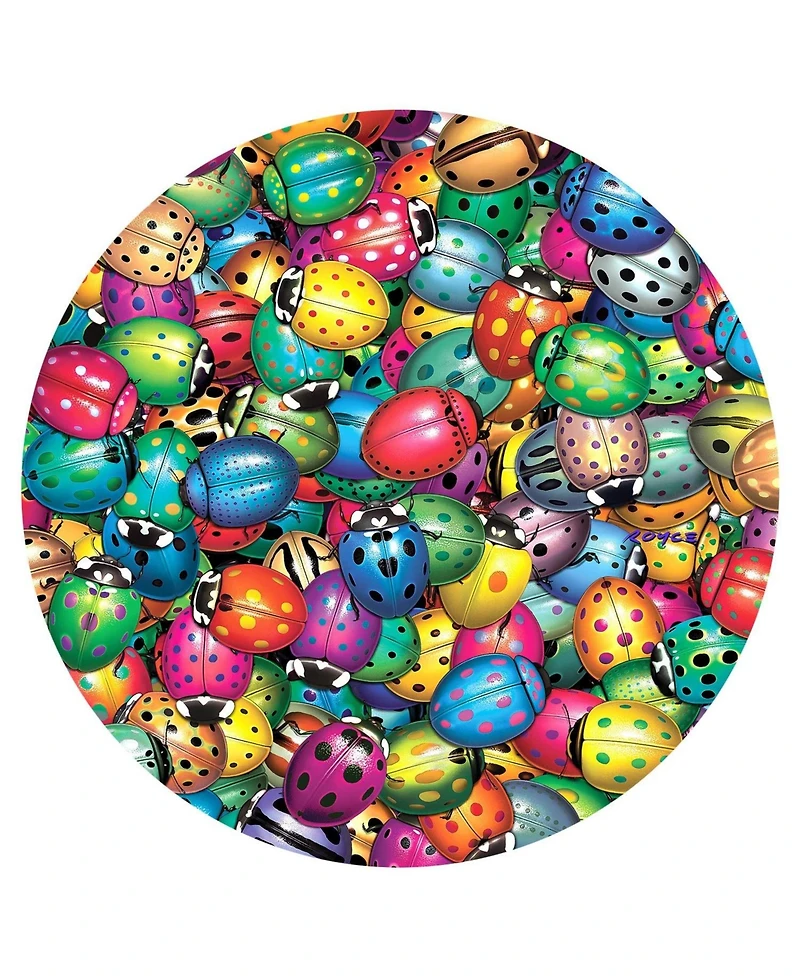 SunsOut Beetles Round Mania 500 piece Jigsaw Puzzle for Adults