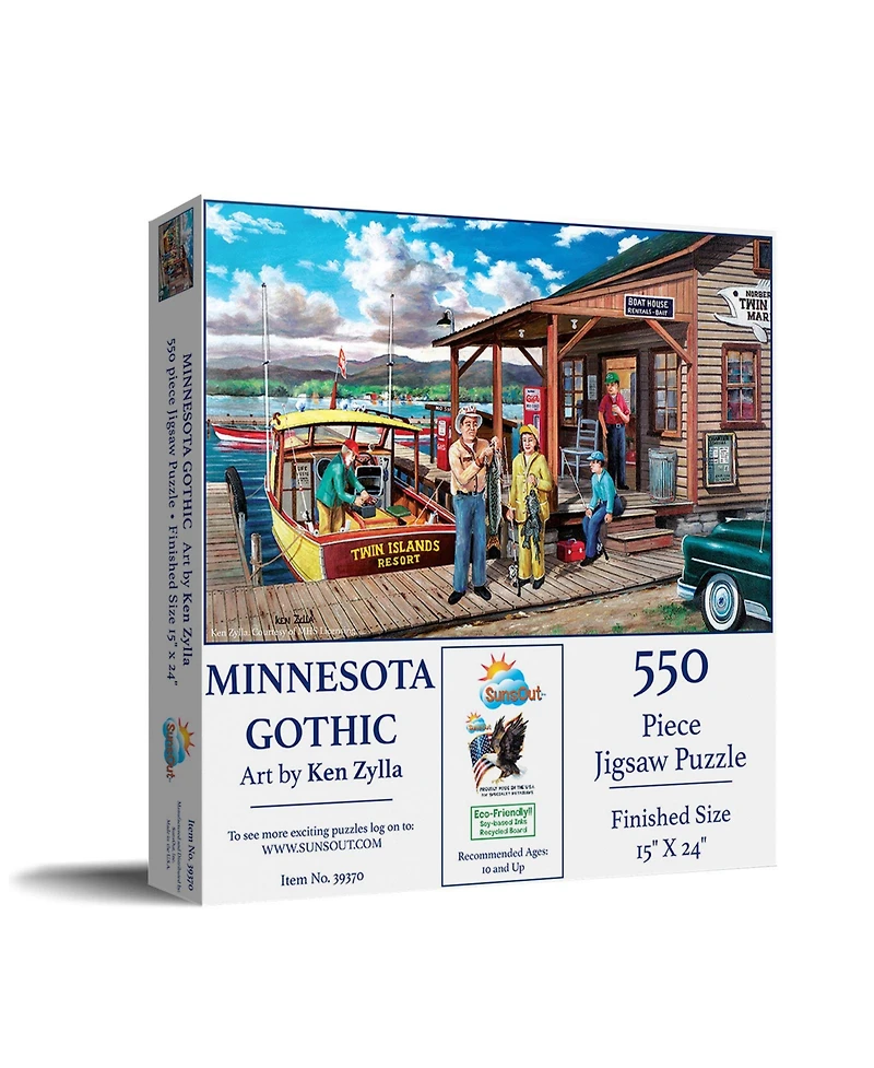 SunsOut Minnesota Gothic 550 piece Jigsaw Puzzle for Adults
