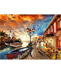 Harborside Stroll 1000 piece Jigsaw Puzzle for Adults