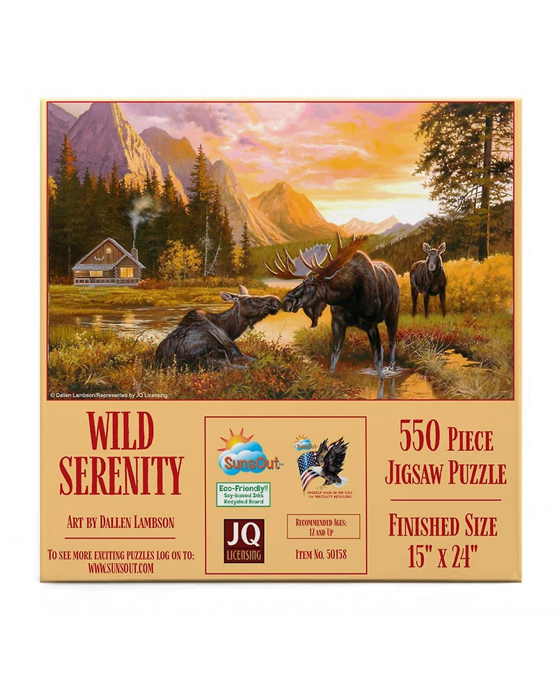 SunsOut Wild Serenity 550 piece Jigsaw Puzzle for Adults