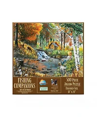 SunsOut Fishing Companions 500 piece Jigsaw Puzzle for Adults