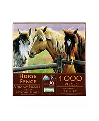 SunsOut Horse Fence 1000 piece Jigsaw Puzzle for Adults