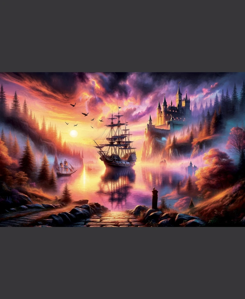 SunsOut End of Journey 550 piece Jigsaw Puzzle for Adults