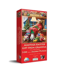 SunsOut Another Knitted Gift from Grandma 300 piece Jigsaw Puzzle for Adults Christmas