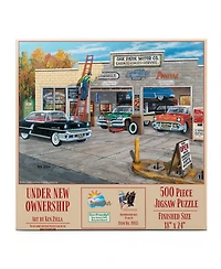 SunsOut Under New Ownership 500 piece Jigsaw Puzzle for Adults